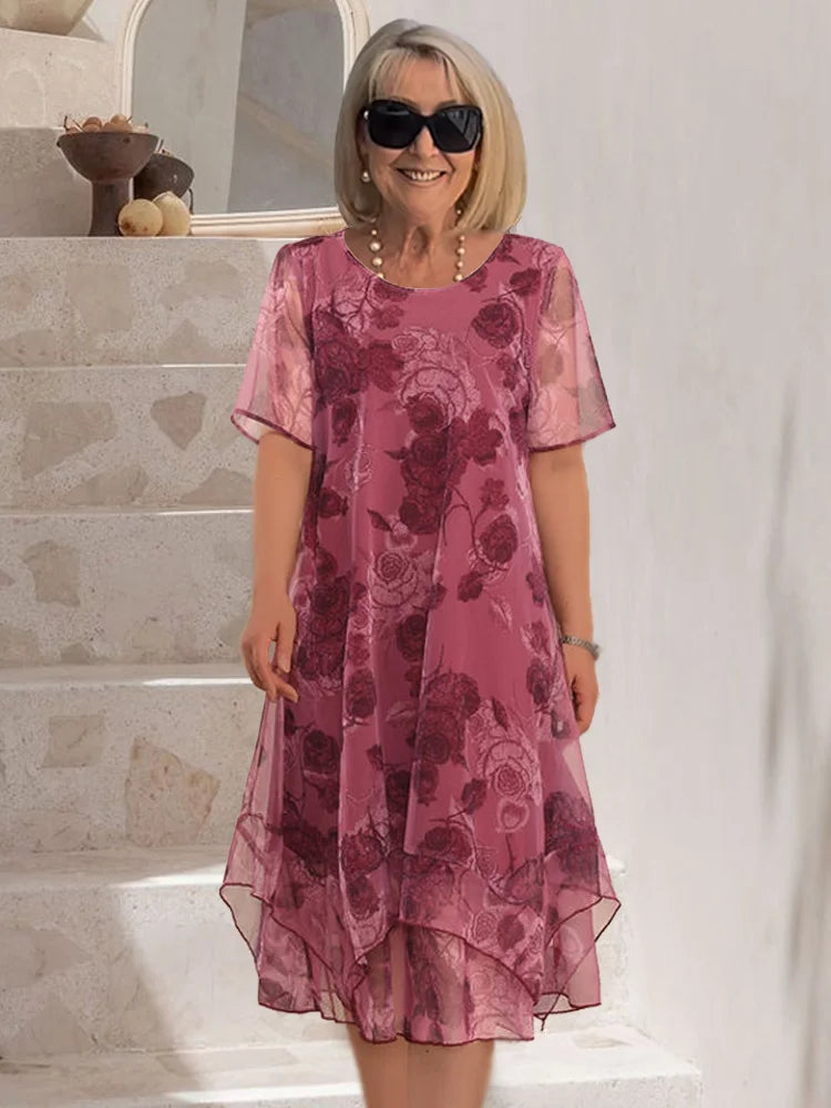 MARGOT | ELEGANT COMFORT PLEATED DRESS