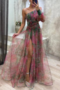 Grace | Summer Escape Beauty Floral Pleated Maxi Dress