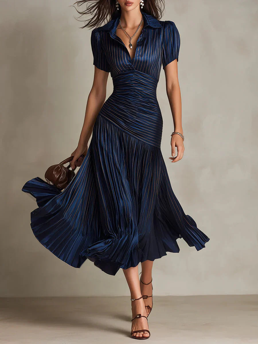 Florenza | Vintage Elegant Chiffon Maxi Dress